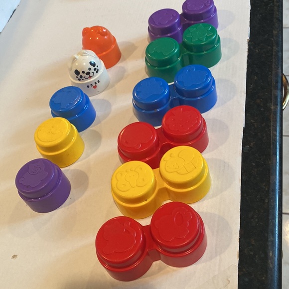 Vintage Fisher Price Stack & Build Blocks - Picture 5 of 5